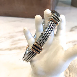 Small, Stately Two Toned Bangle